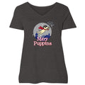 Mary Puppins - Ladies Plus V-Neck Tee