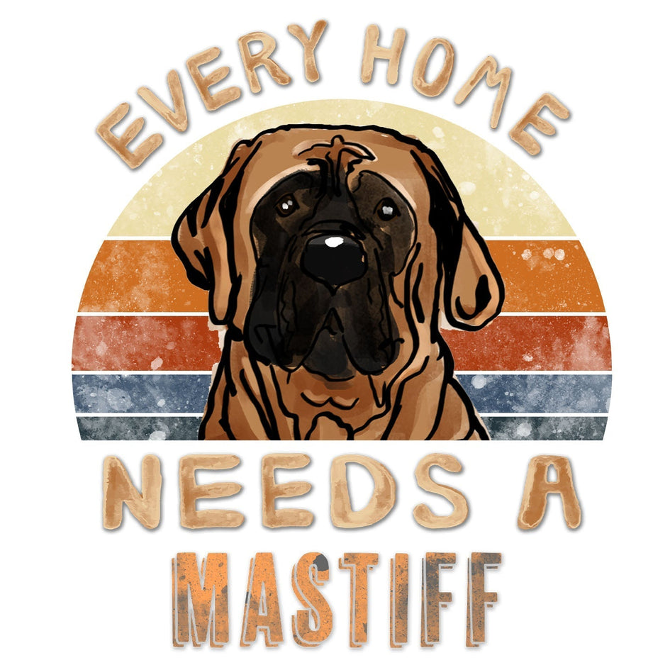 Every Home Needs a Mastiff - Women's V-Neck T-Shirt