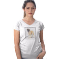 Mastiff Love Text - Women's V-Neck T-Shirt