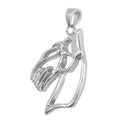 Miniature Schnauzer Sterling Silver Cut Out Pendants