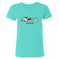 Mooooody - Ladies T-Shirt V-Neck