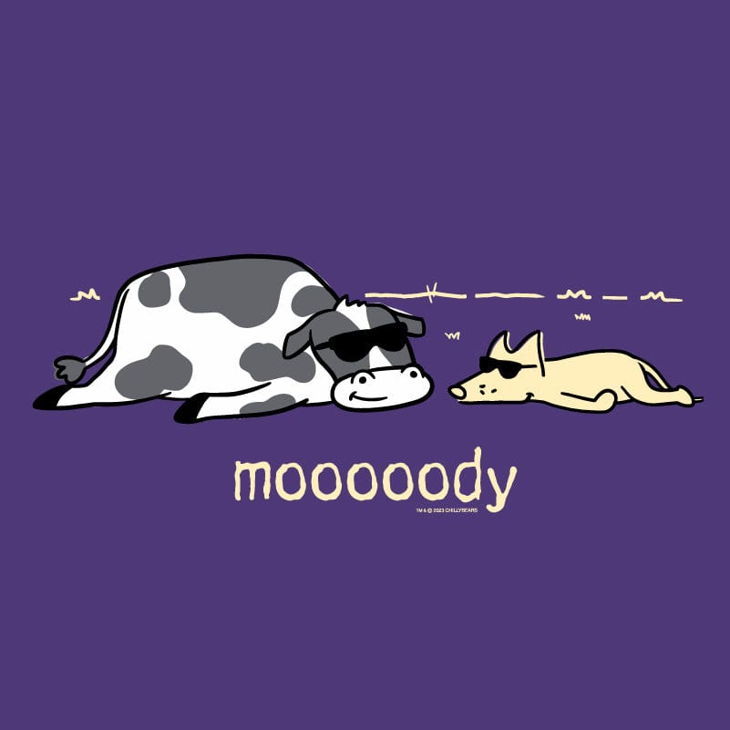 Mooooody - Ladies Curvy V-Neck Tee