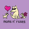 Moms N' Roses - Ladies T-Shirt V-Neck