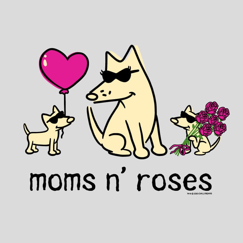 Moms N' Roses - Ladies Long-Sleeve T-Shirt