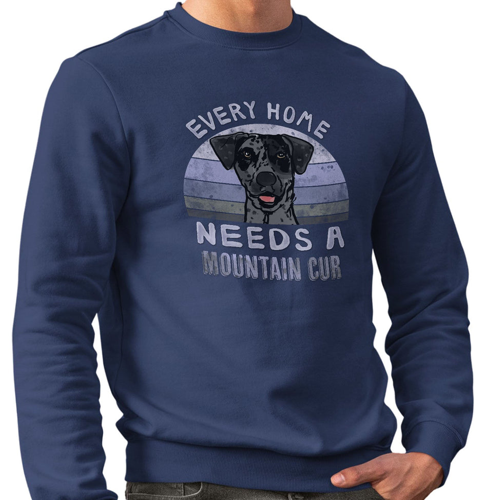 Every Home Needs a Mountain Cur - Adult Unisex Crewneck Sweatshirt