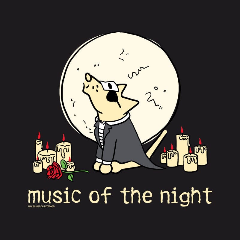 Music Of The Night - Ladies Plus V-Neck Tee
