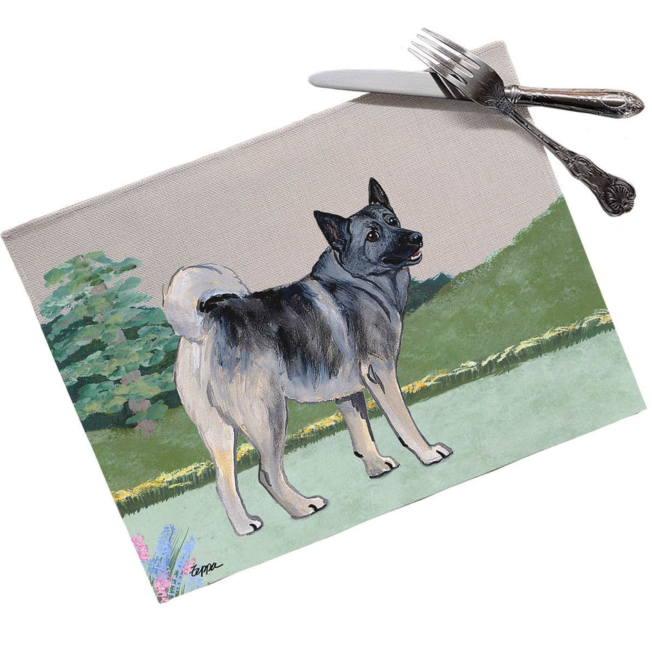 Norwegian Elkhound Placemats