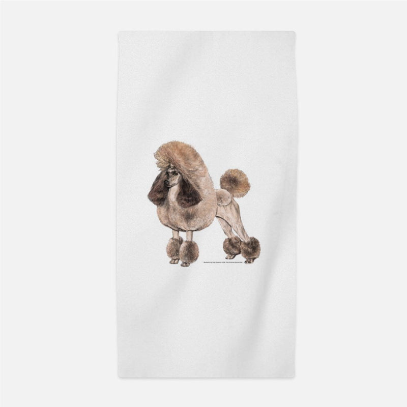 Poodle (Mini) Beach Towel
