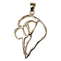 Newfoundland 14K Gold Cut Out Pendant