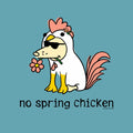 No Spring Chicken - Ladies Plus V-Neck Tee