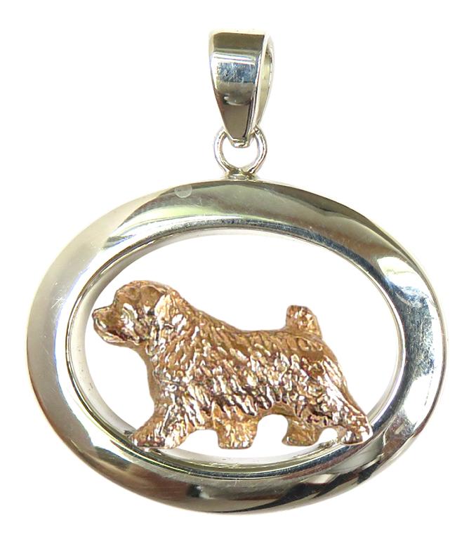 Norfolk Terrier Sterling & 14k Gold Jewelry
