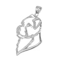 Norfolk Terrier Sterling Silver Cut Out Pendants