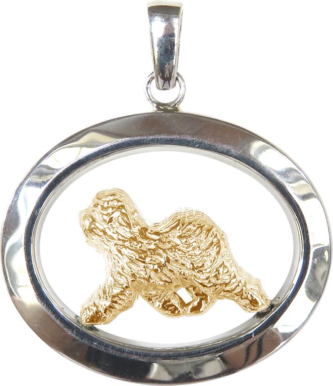 Old English Sheepdog Sterling & 14k Gold Jewelry