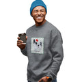 Papillon Happy Howlidays Text - Adult Unisex Crewneck Sweatshirt