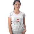 Pekingese Happy Howlidays Text - Women's V-Neck T-Shirt