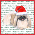 Pekingese Happy Howlidays Text - Adult Unisex T-Shirt