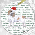 Petit Basset Griffon Vendeen "Happy Howlidays" Ornament