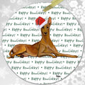 Pharaoh Hound "Happy Howlidays" Ornament