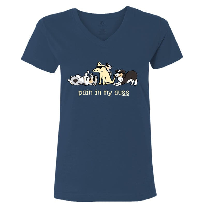 Pain In My Auss - Ladies T-Shirt V-Neck
