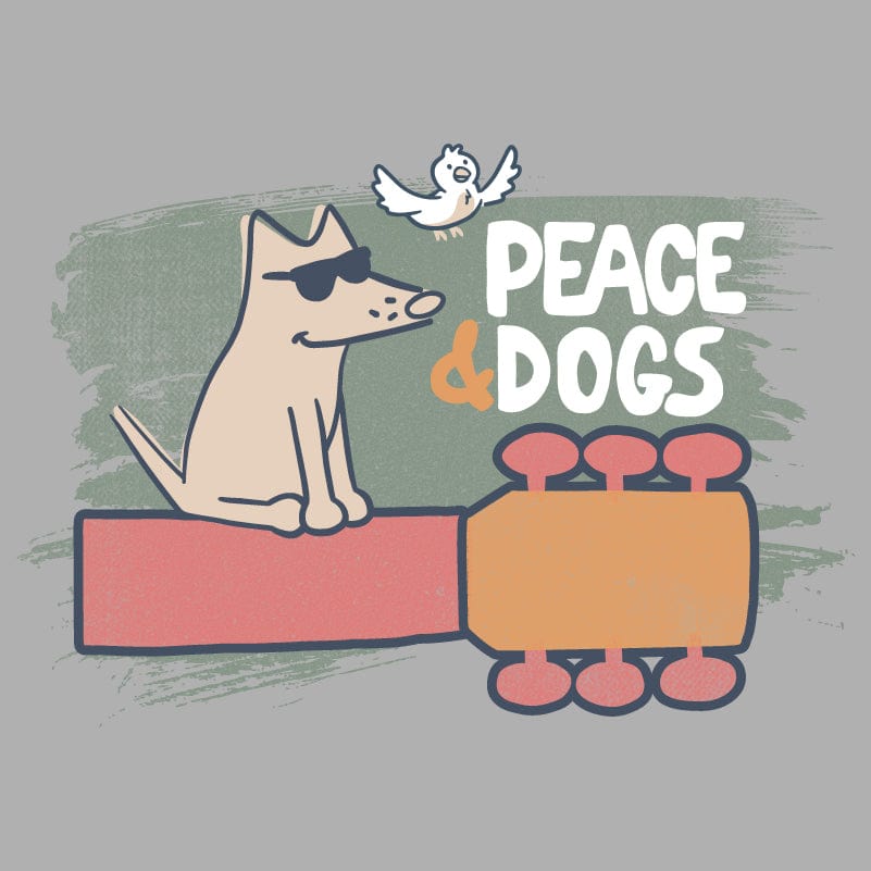 Peace And Dogs - Lightweight Tee