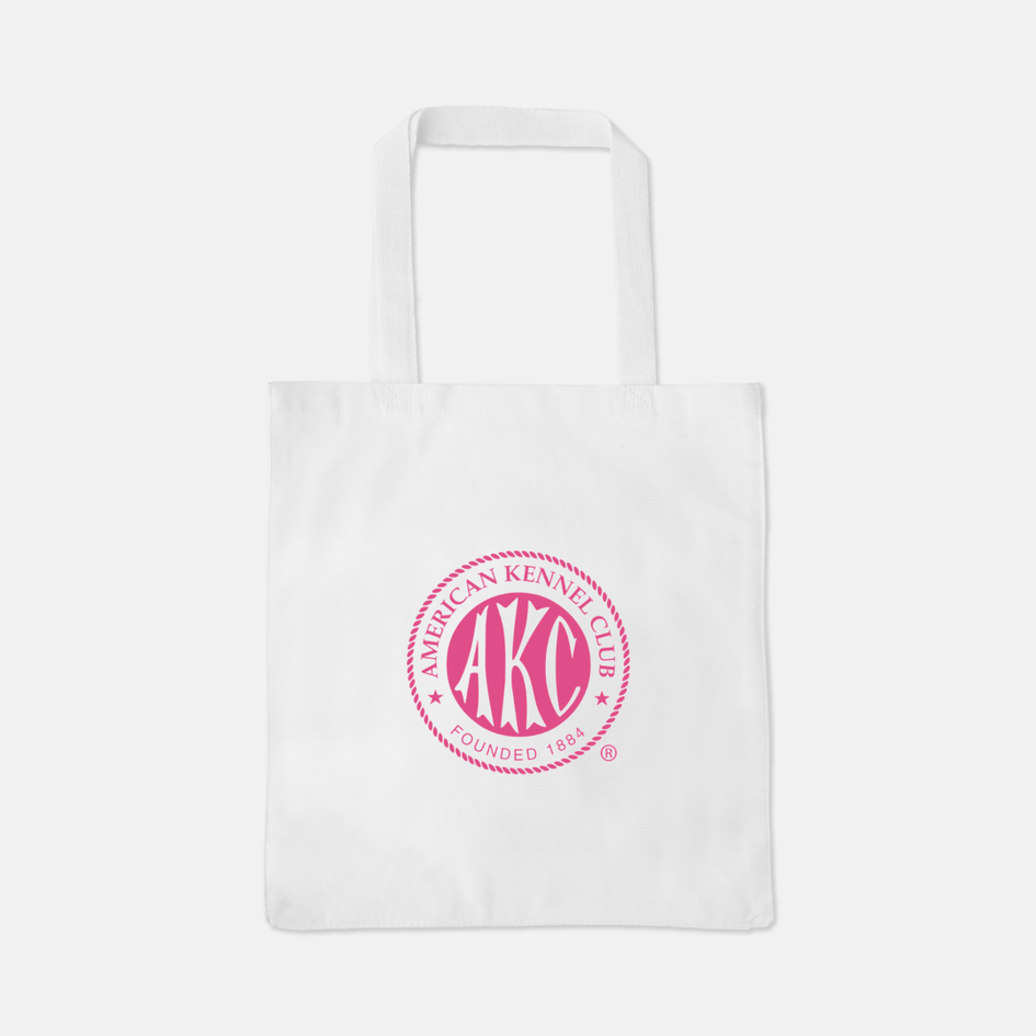 AKC Breast Cancer Awareness Logo Tote Bag
