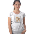 Pomeranian Love Text - Women's V-Neck T-Shirt
