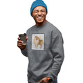Pomeranian Love Text - Adult Unisex Crewneck Sweatshirt