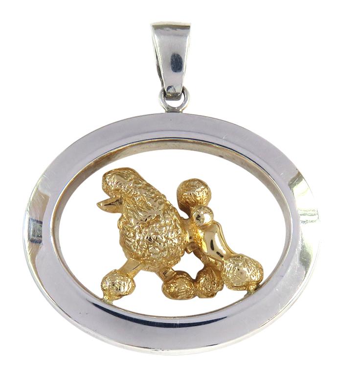 Poodle Sterling & 14k Gold Jewelry