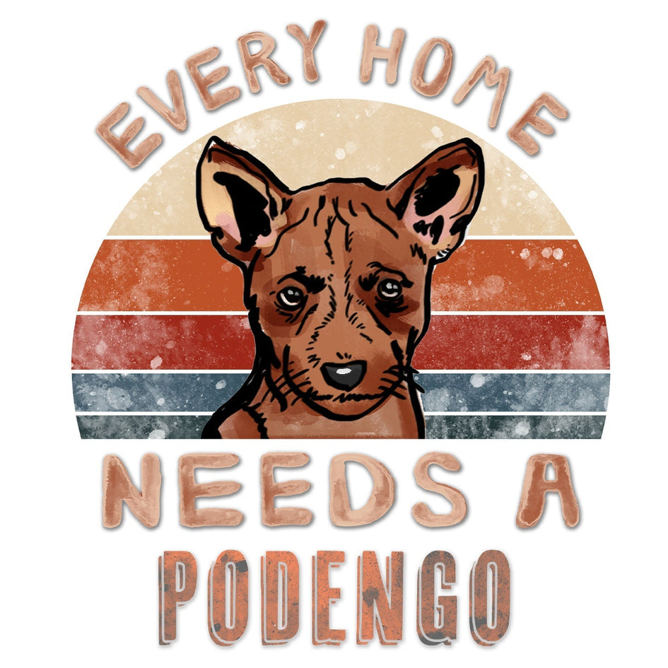 Every Home Needs a Portuguese Podengo - Women's V-Neck T-Shirt
