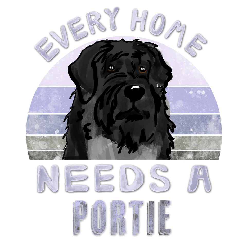 Every Home Needs a Portuguese Water Dog - Women's V-Neck T-Shirt