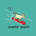 Powder Pooch - Ladies T-Shirt V-Neck