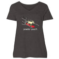Powder Pooch - Ladies Plus V-Neck Tee