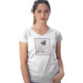 Pug Puppy Love Text - Women's V-Neck T-Shirt