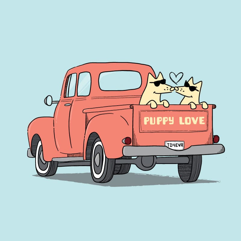 Puppy Love - Sweatshirt Pullover Hoodie