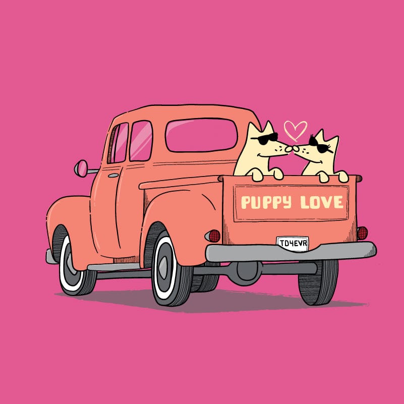Puppy Love - Ladies Long-Sleeve T-Shirt