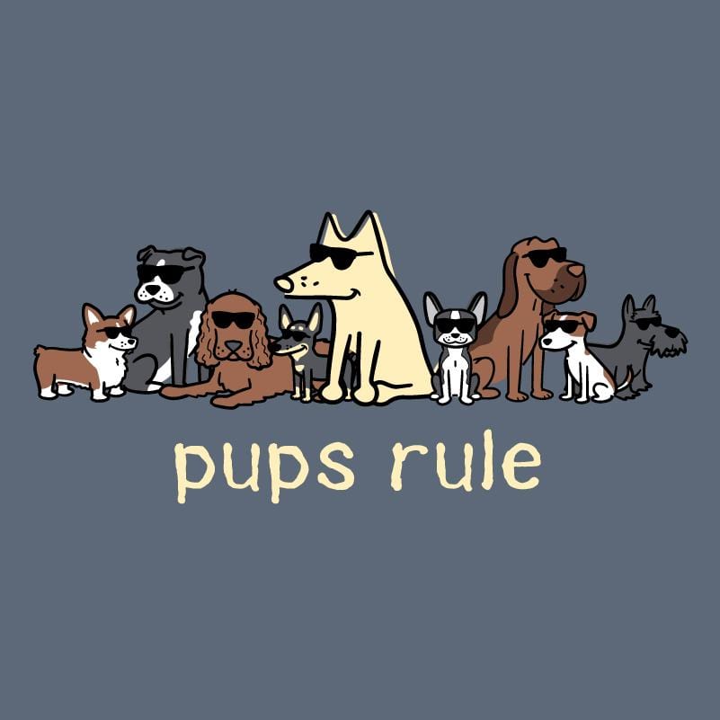 Pups Rule - Classic Long-Sleeve T-Shirt