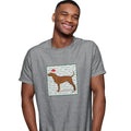 Redbone Coonhound Happy Howlidays Text - Adult Unisex T-Shirt