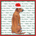 Rhodesian Ridgeback Happy Howlidays Text - Adult Unisex Long Sleeve T-Shirt