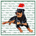 Rottweiler Happy Howlidays Text - Women's V-Neck T-Shirt