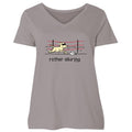 Rather Alluring - Ladies Plus V-Neck Tee