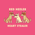Red Heeler Heart Stealer - Ladies Plus V-Neck Tee