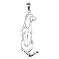 Rhodesian Ridgeback Sterling Silver Cut Out Pendants