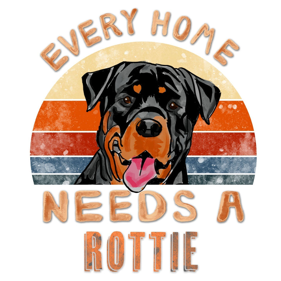 Every Home Needs a Rottweiler - Women's V-Neck T-Shirt