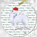 Samoyed "Happy Howlidays" Ornament