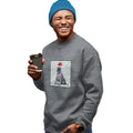Standard Schnauzer Happy Howlidays Text - Adult Unisex Crewneck Sweatshirt