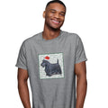 Scottish Terrier Happy Howlidays Text - Adult Unisex T-Shirt