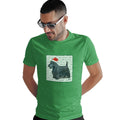 Scottish Terrier Happy Howlidays Text - Adult Unisex T-Shirt