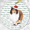Shetland Sheepdog "Happy Howlidays" Ornament