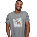 Shiba Inu Happy Howlidays Text - Adult Unisex T-Shirt