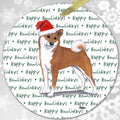 Shiba Inu "Happy Howlidays" Ornament